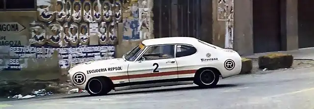 Alberto Ru?z Gim?nez ( Ford Capri RS 2.6 ) Alca?iz 1972 - Ganador Carrera del Grupo 2