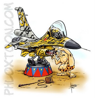 F-16Tiger caricatura