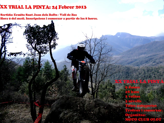 POSTER XX TRIAL LA PINYA 2013