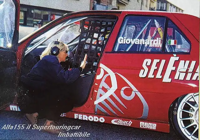 Alfa155 D2 - Fabrizio Giovanardi - Campeonato de Espa?a de Turismos CET1997. - copia