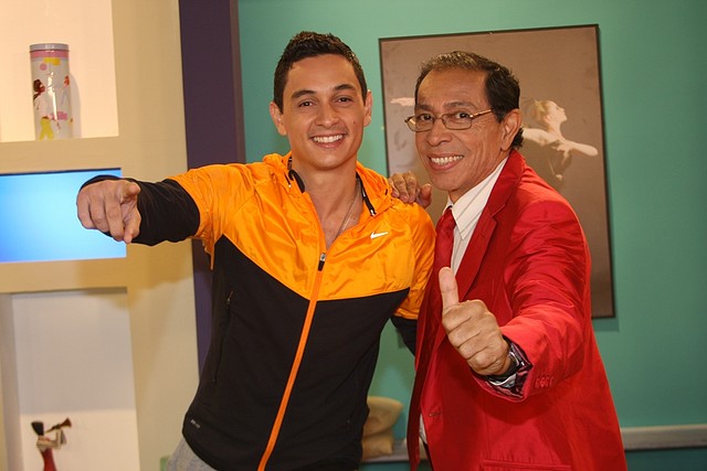 Victor Drija con Henry Rodriguez