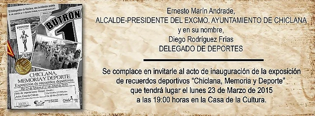 INVITACION EXPOSICION INVITACION EXPOSICION