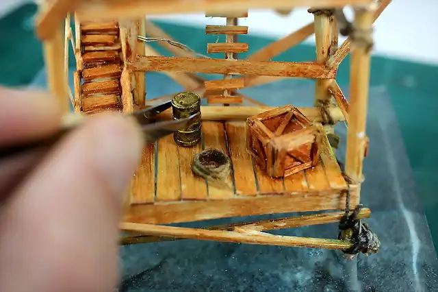 TreeHouse Models Diorama Pirate Watchtower (19)