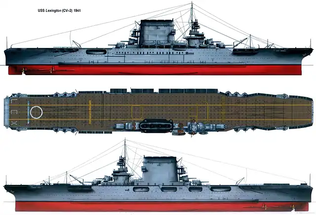 USS CV-2 Lexington (1941)