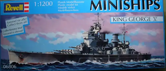 Revell - HMS King George - 1-1200