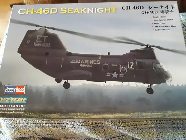 CH-46D Helicoptero