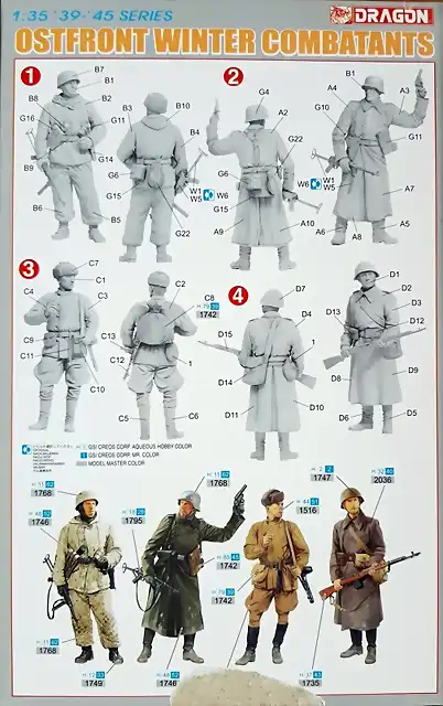 Dragon - Ostfront winter combatants - 1-72 2