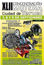 XLII CONCENTRACIÓN MOTERA CIUDAD DE TERUEL XLII CONCENTRACIÓN MOTERA CIUDAD DE TERUEL