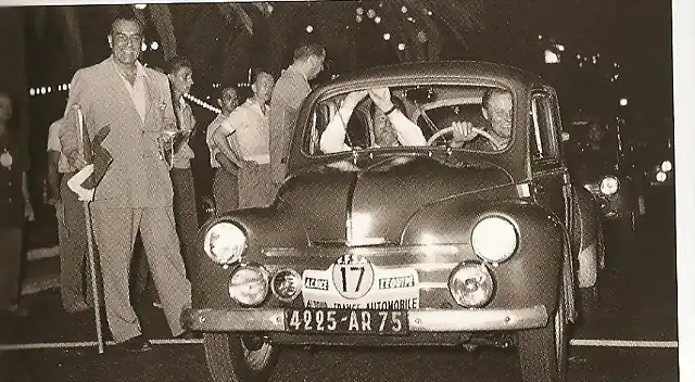 Renault 4CV - TdF'54 - Pons - Redel