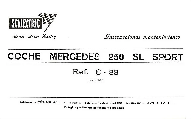 C33 - Mercedes 250 SL Sport - 01 C33 - Mercedes 250 SL Sport - 01