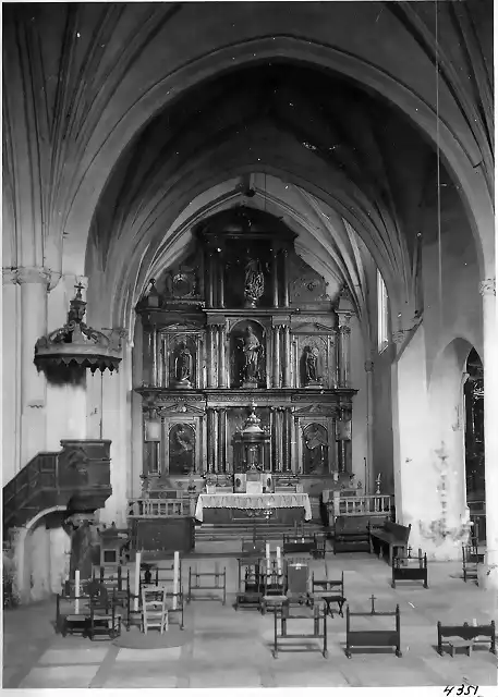 Foto antigua de la Iglesia de Santo Tomás