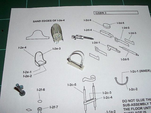 Partes artillero montadas