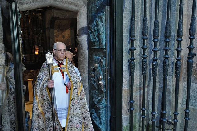 Cierre de la Puerta Santa chantre cetro