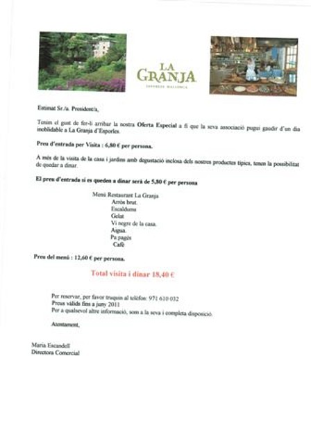 menu la granja