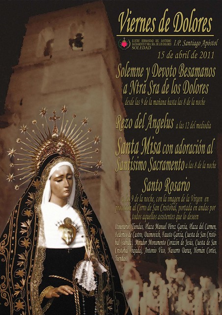 CARTEL VIERNES DOLORES 2011 blog