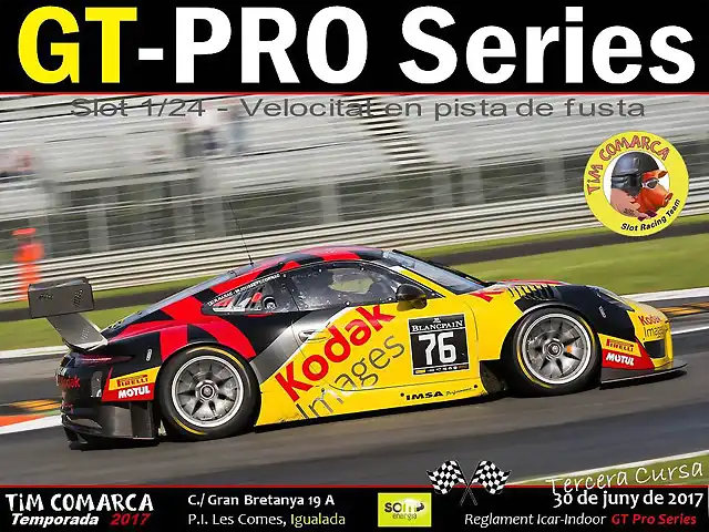 Cartell GT Pro - Cursa 3