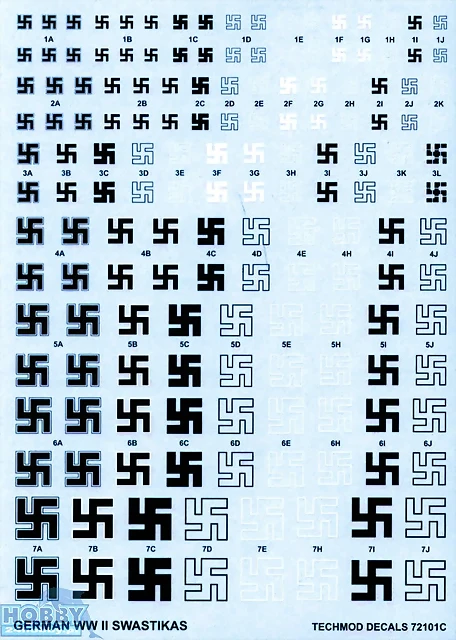 Techmod 72101 German Swastikas  WWII