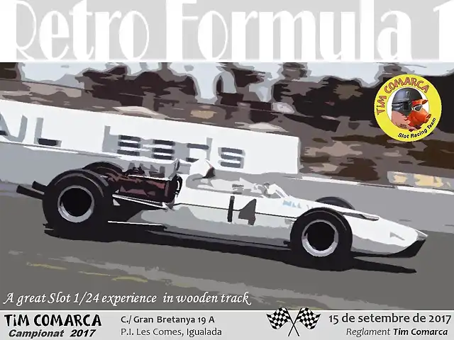 Cartell RetroF1 - cursa 3