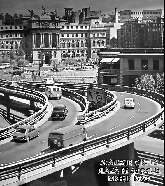 Madrid Scalextric Atocha 1969