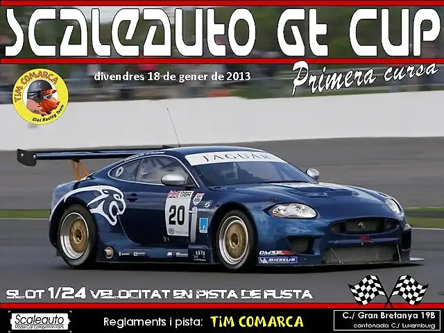 Cartell Scaleauto GT - Cursa 1