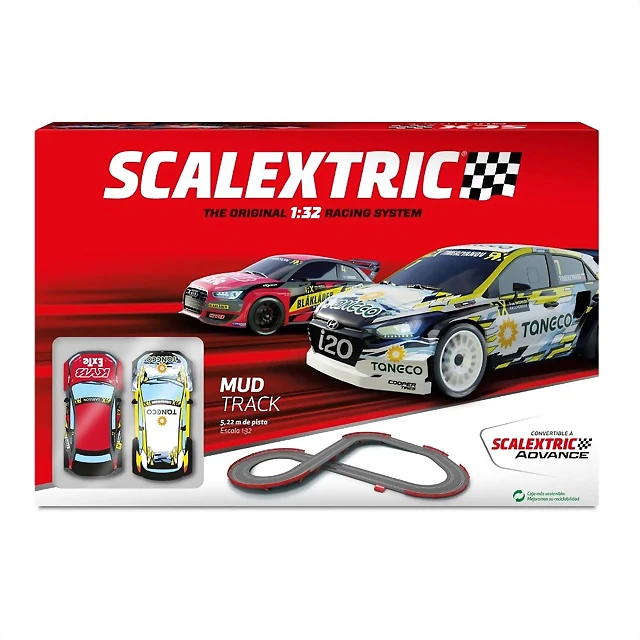 circuito-de-scalextric-analogico-mud-track circuito-de-scalextric-analogico-mud-track