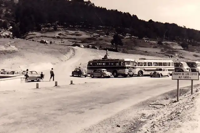 Puerto de los Cotos Sierra de Gauadarrama (Segovia-Madrid) 1964