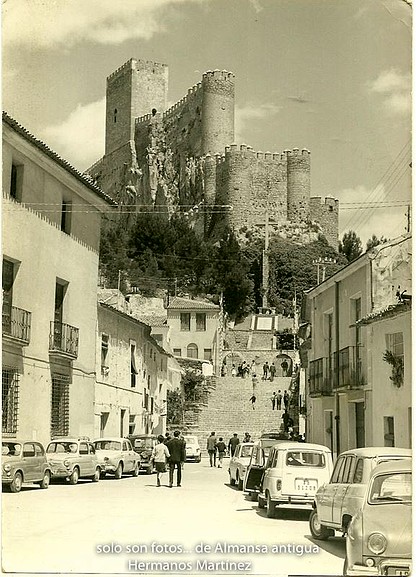 Almansa El Castillo de Almansa Albacete 1968