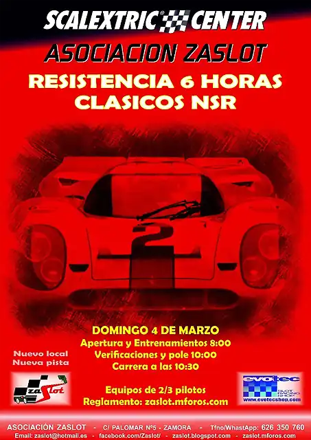 Resistencia 6h Clasicos NSR ZaSlor 04-03-2018