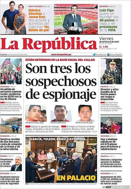 La Repblica, Per, 20.02.2015