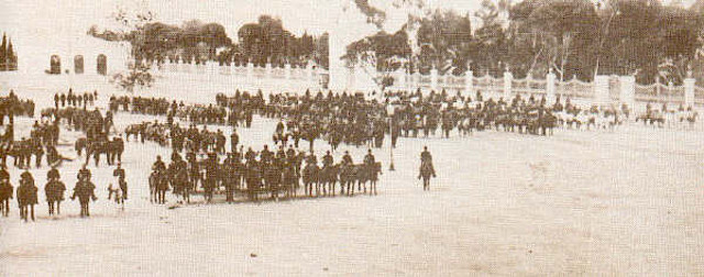 Tropas chilenas entrando a Lima