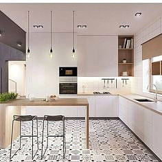 decorar-un-piso-pequeno-hermosa-cocina-en-blanco-abierta-al-pasillo-y-con-suelo-hidraulico-de-decorar-un-piso-pequeno