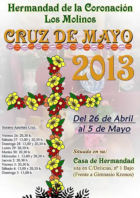 Cartel Cruz de Mayo 13