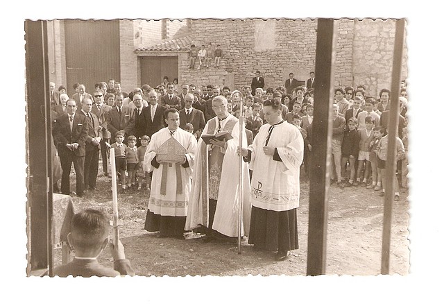 Cardenal tarancón Bendición Rectoral Sant Guim Freixenet Año 1961