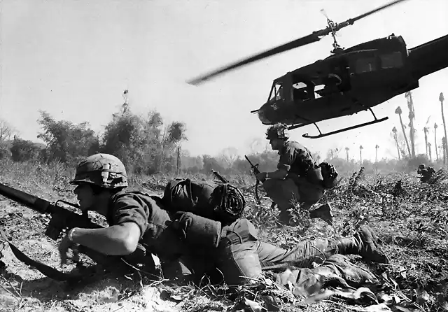 Batalla del valle de Ia Drang. Noviembre 1969. Foto hecha por Joseph L. Galloway que documento el episodio que vimos en la pelcula CUANDO ERAMOS SOLDADOS con Mel Gibson