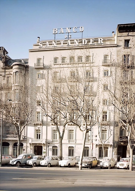 Barcelona P? de Gracia Banco de Santander 1969 Barcelona P? de Gracia Banco de Santander 1969