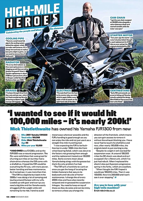 300,000 Kms Yamaha FJR1300 300,000 Kms Yamaha FJR1300
