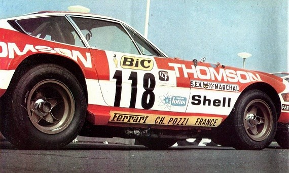 Ferrari Daytona - Andruet - TdF '72 e