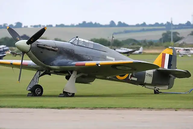 Hurricane. Uno de los hroes de la Batalla de Inglaterra junto con el Spitfire