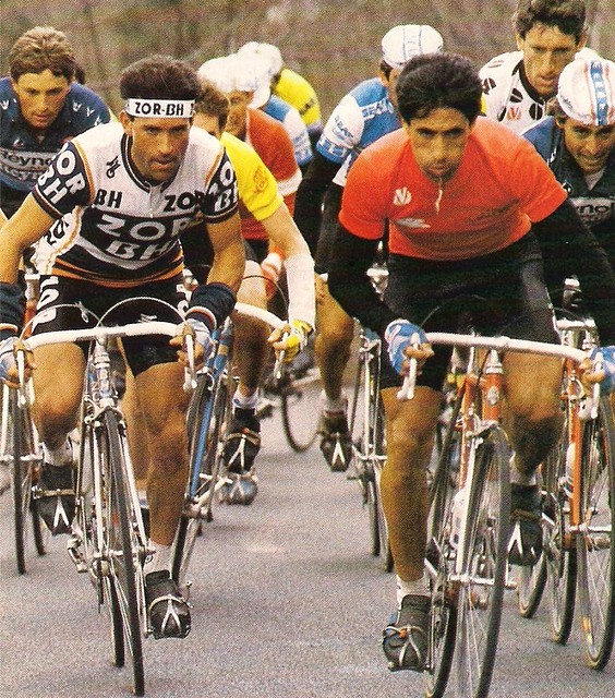 VUELTA A ESPAA 1985,PINO,GOROSPE,C.HERNANDEZ,LAGUIA