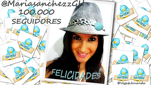 Mar?a 100000 followers 2-12-2012 Mar?a 100000 followers 2-12-2012