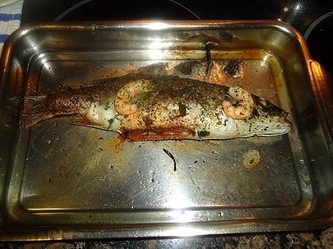 Robalo al horno