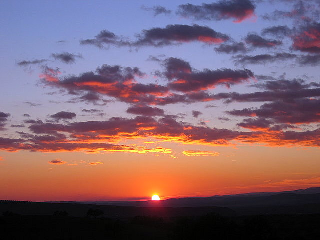 La cada de la tarde en el campo(Torrealver)