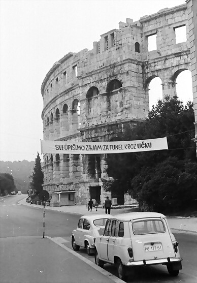 Pula - R?misches Amphitheater, 1971