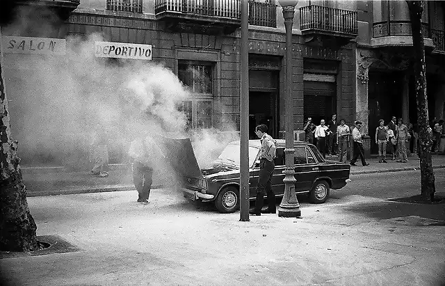 Barcelona Las Rambles incendi