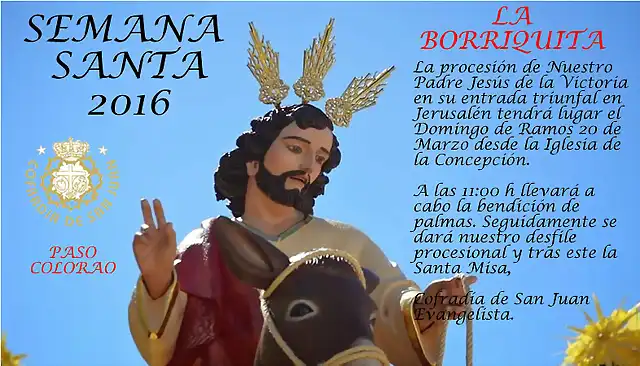 CARTEL BORRIQUITA 2016