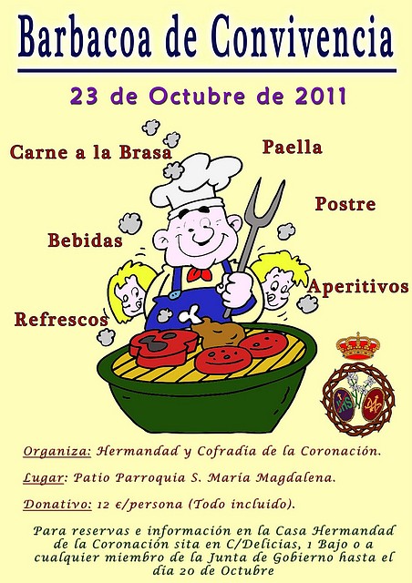 cartel barbacoa 2011