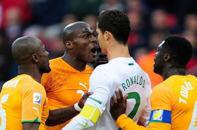 Cristiano increpado Bafana Cristiano increpado Bafana