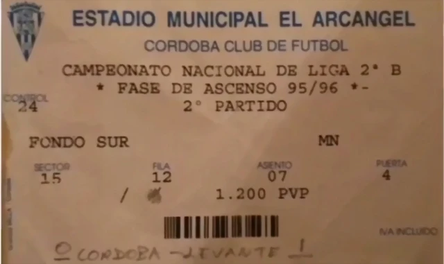 entrada cordoba levante entrada cordoba levante