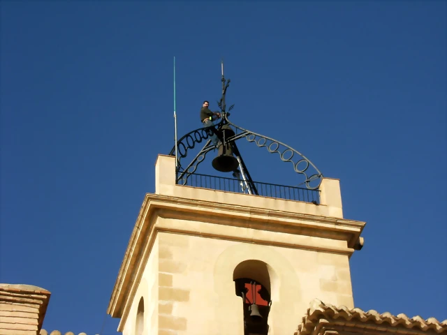 Reparando campanil. 22-12-2017. J.M. Reparando campanil. 22-12-2017. J.M.