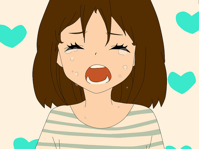 D- Rain llorando